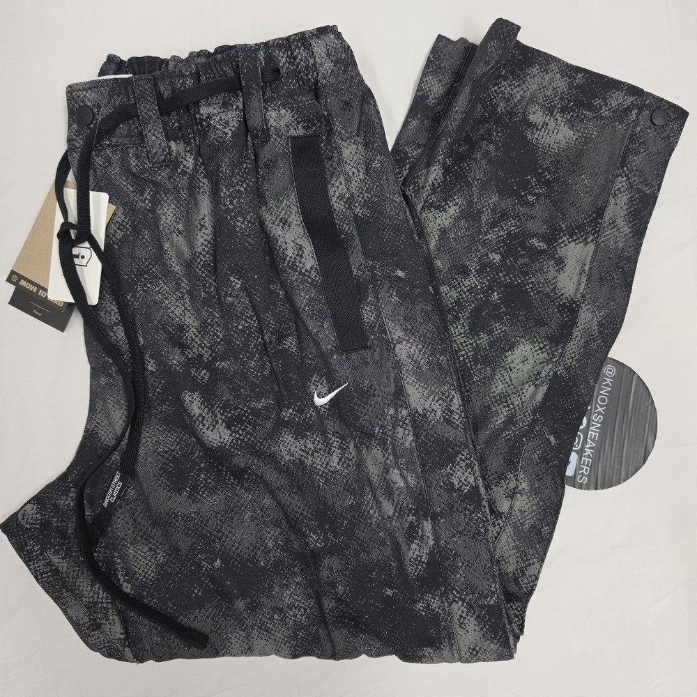 Nike Basketball Break Away Pants Black Grey FZ0648 010 Men's Size Large